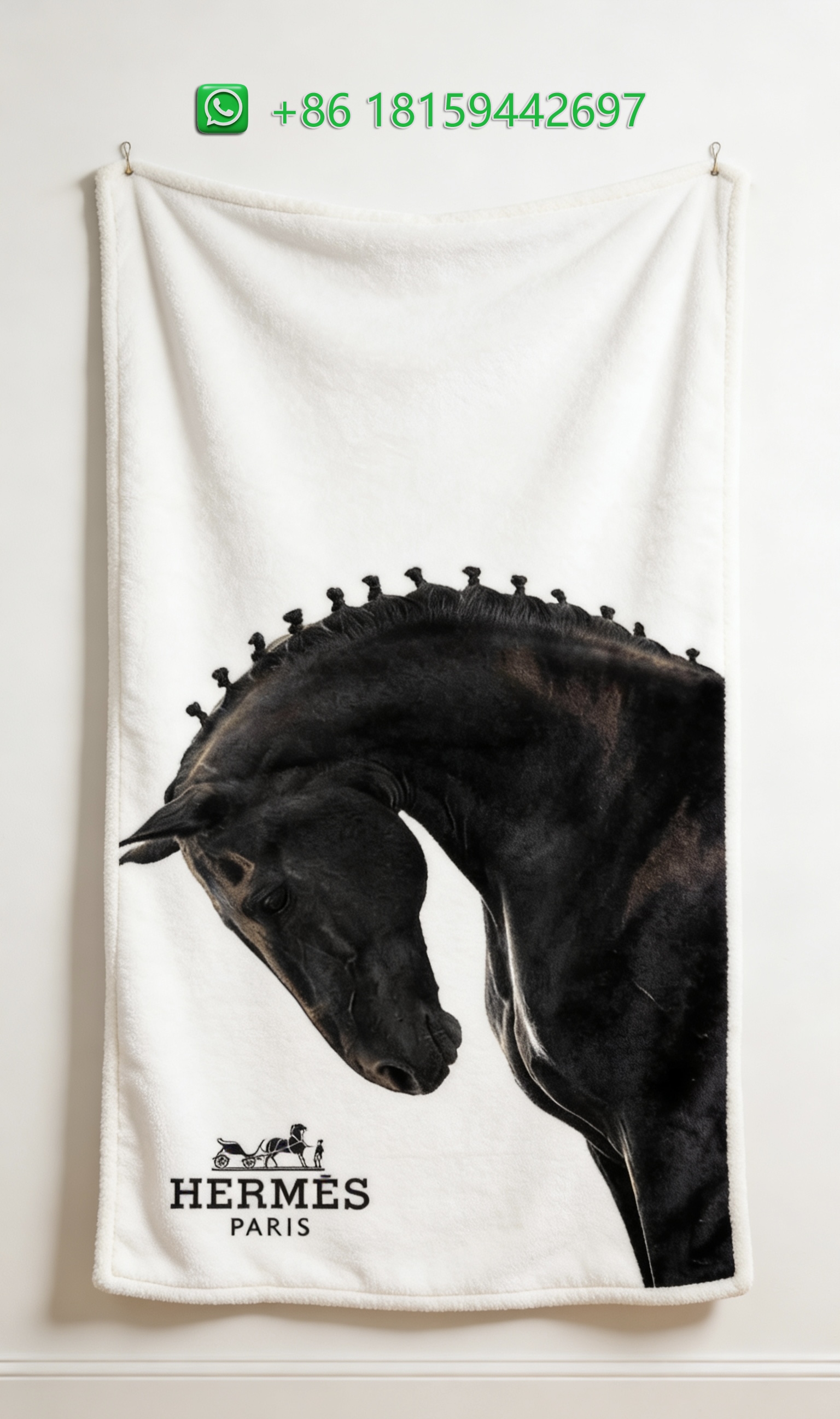 Hermes Throw Blankets